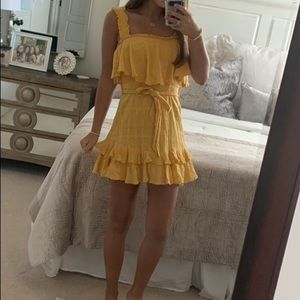 Hello Molly Isabelli Dress Mustard